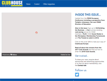 Tablet Screenshot of clubhouseeurope.com